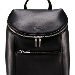OSPREY LONDON Black Saddle Leather Kelso Backpack