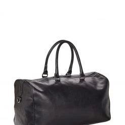 OSPREY LONDON The Carter Leather Weekend Holdall Bag Black -OSPREY LONDON Sales unnamed file 425 scaled