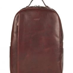 OSPREY LONDON Chestnut Brown Saddle Leather Carter Backpack