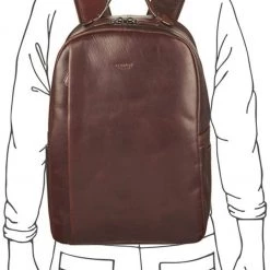 OSPREY LONDON Chestnut Brown Saddle Leather Carter Backpack -OSPREY LONDON Sales unnamed file 441 scaled