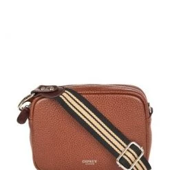 OSPREY LONDON Chiswick Grainy Hide Leather Crossbody Bag Black -OSPREY LONDON Sales unnamed file 461