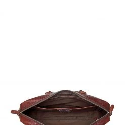 OSPREY LONDON Brixton Croc Leather Laptop Brown Bag -OSPREY LONDON Sales unnamed file 474 scaled