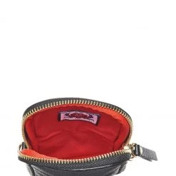 OSPREY LONDON Womens Electra Pebble Grain Leather Mini Phone Pouch Bag Black -OSPREY LONDON Sales unnamed file 523 scaled