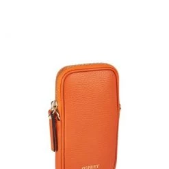 OSPREY LONDON Womens Electra Pebble Grain Leather Mini Phone Pouch Bag Black -OSPREY LONDON Sales unnamed file 527