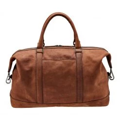 OSPREY LONDON Sales 15 OSPREY LONDON Brown Clayton Leather Weekend Holdall Bag
