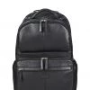 OSPREY LONDON The Lockton Black Leather Backpack