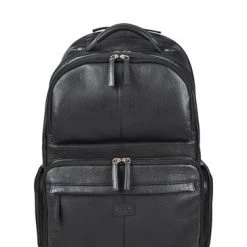 OSPREY LONDON The Lockton Black Leather Backpack -OSPREY LONDON Sales unnamed file 555