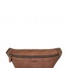 OSPREY LONDON Russell Snuffed Grain Brown Leather Bumbag