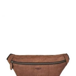 OSPREY LONDON Russell Snuffed Grain Brown Leather Bumbag -OSPREY LONDON Sales unnamed file 571