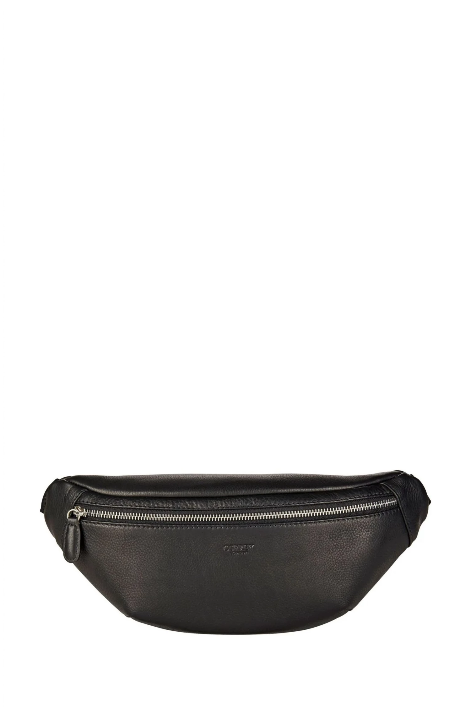 OSPREY LONDON The Walker Black Leather Bum Bag 1 OSPREY LONDON The Walker Black Leather Bum Bag
