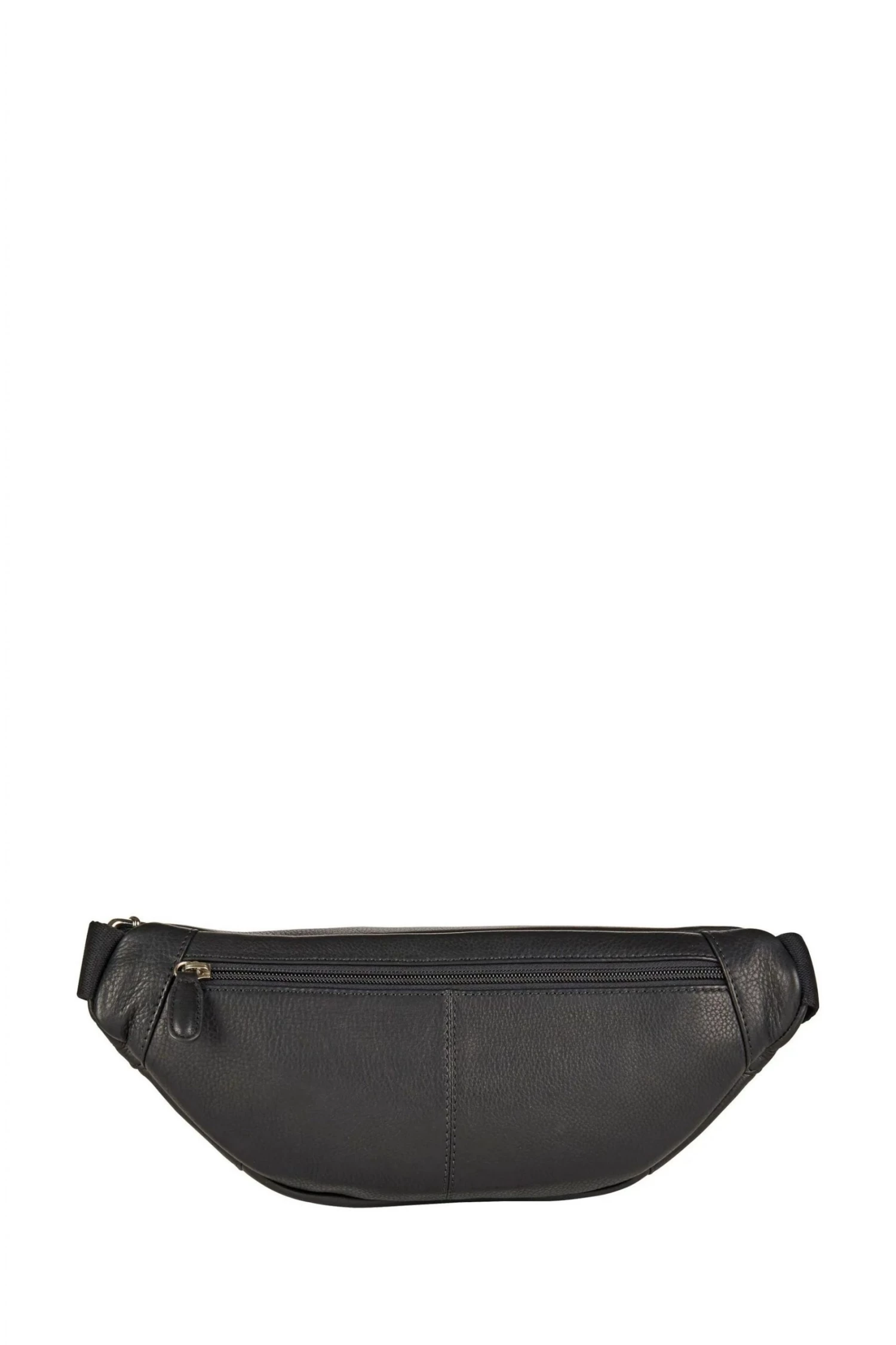 OSPREY LONDON The Walker Black Leather Bum Bag 5 OSPREY LONDON The Walker Black Leather Bum Bag - Image 5