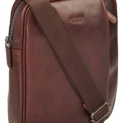 OSPREY LONDON Chestnut Brown Saddle Leather Carter Small Messenger Bag -OSPREY LONDON Sales unnamed file 632 scaled
