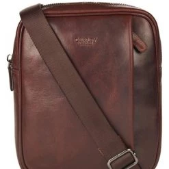 OSPREY LONDON Chestnut Brown Saddle Leather Carter Small Messenger Bag -OSPREY LONDON Sales unnamed file 635