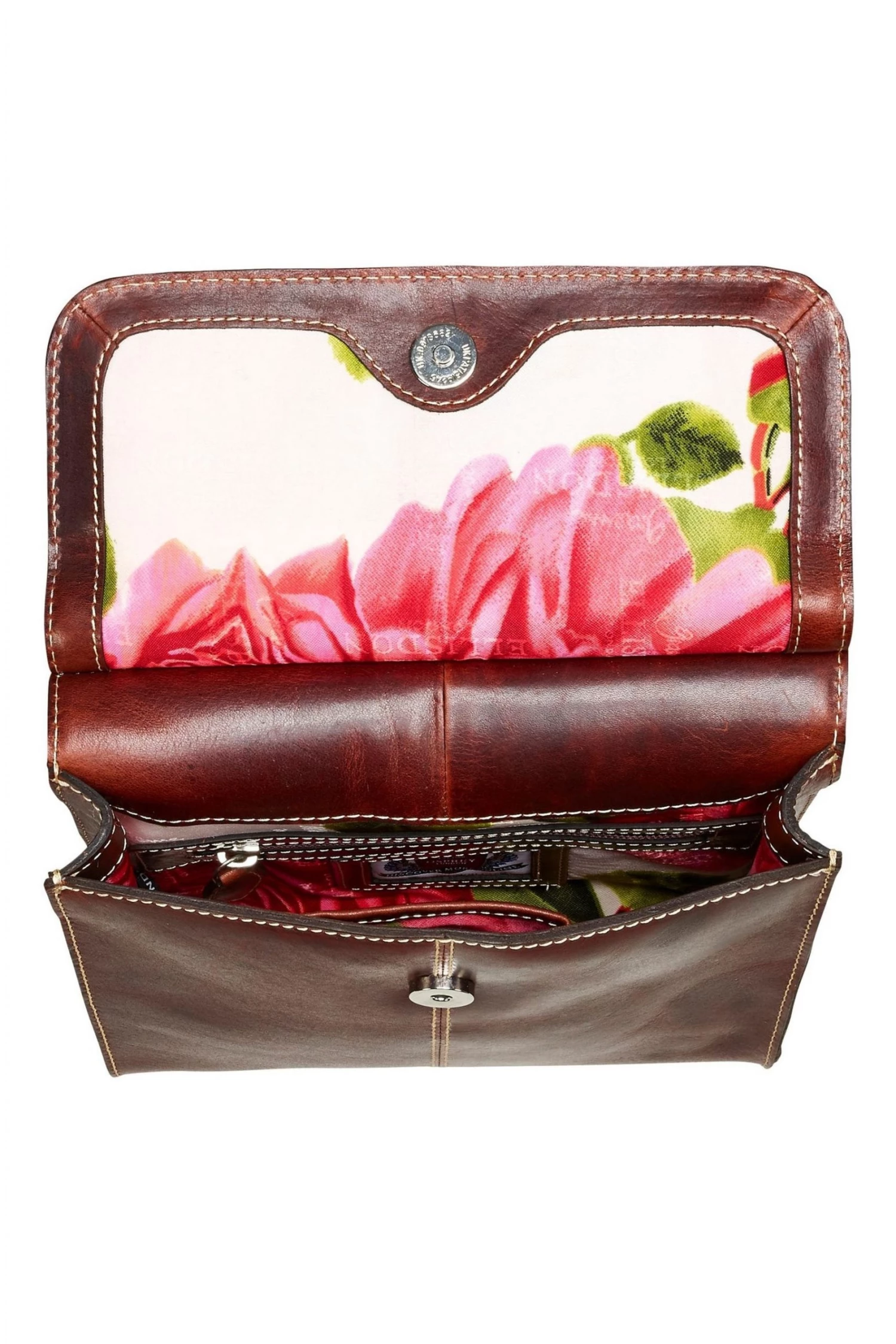 OSPREY LONDON Cognac Oily Saddle Leather Narissa Cross-Body Bag 3 OSPREY LONDON Cognac Oily Saddle Leather Narissa Cross-Body Bag - Image 3