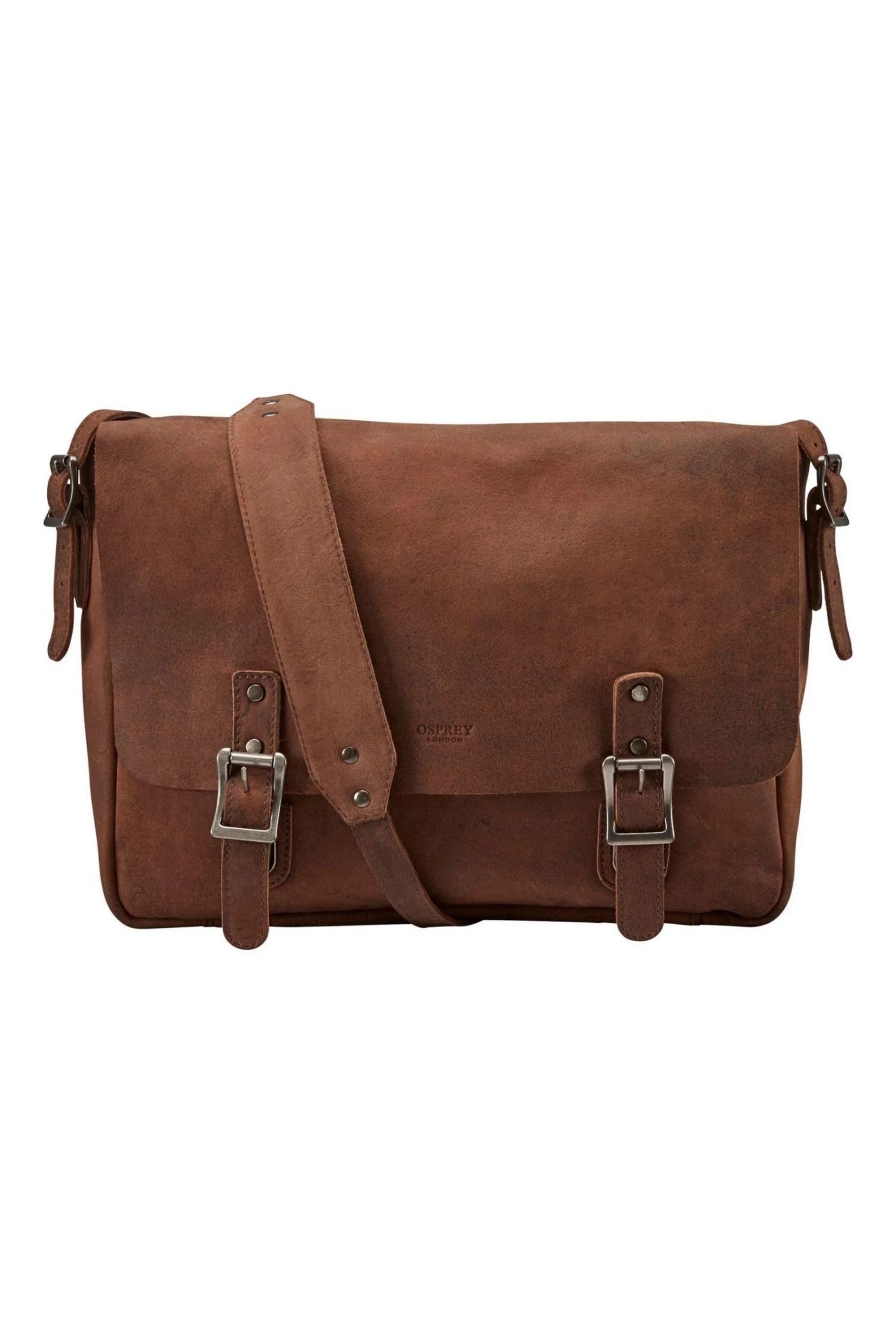 OSPREY LONDON Chocolate Brown The Large Clayton Leather Satchel Bag 1 OSPREY LONDON Chocolate Brown The Large Clayton Leather Satchel Bag