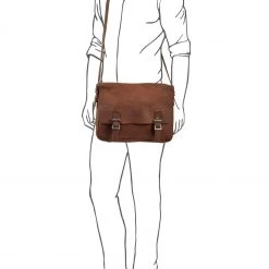 OSPREY LONDON Chocolate Brown The Large Clayton Leather Satchel Bag 8 OSPREY LONDON Chocolate Brown The Large Clayton Leather Satchel Bag -OSPREY LONDON Sales unnamed file 663 scaled