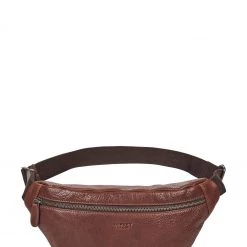 OSPREY LONDON Kennedy Glazed Calf Leather Bumbag