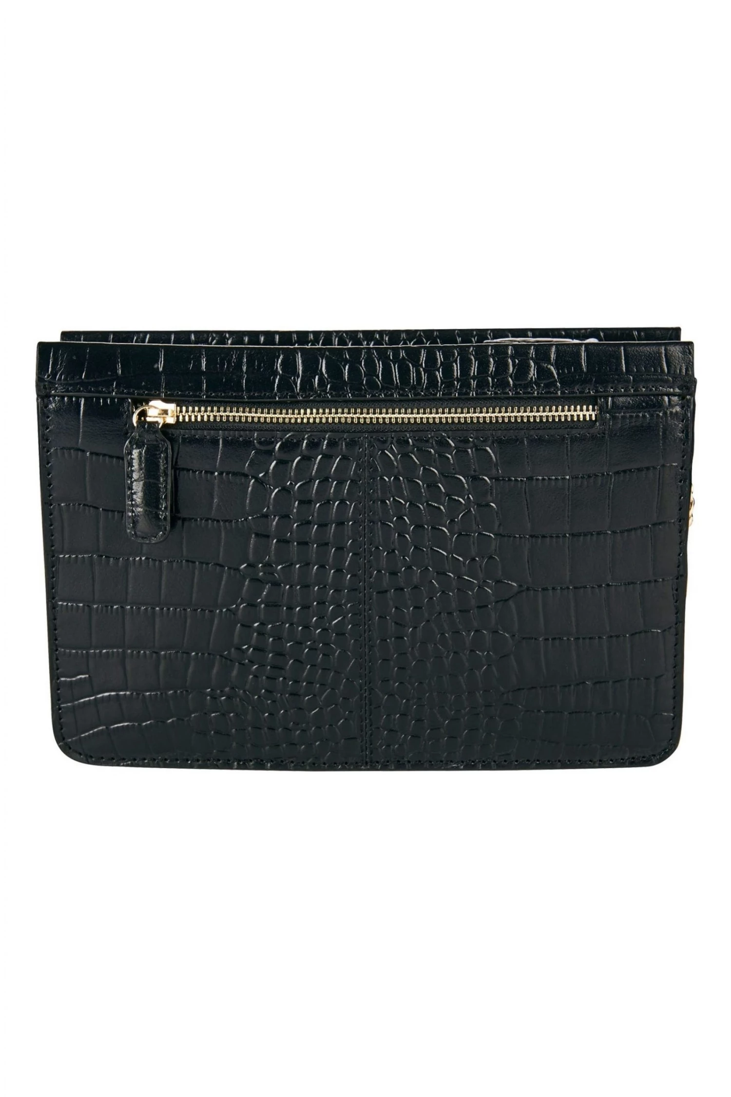 OSPREY LONDON Black The Grosvenor Leather Convertible Cross-Body Bag 2 OSPREY LONDON Black The Grosvenor Leather Convertible Cross-Body Bag - Image 2