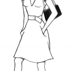 OSPREY LONDON Black Leather Eloise Croc Cross-Body Bag 7 OSPREY LONDON Black Leather Eloise Croc Cross-Body Bag -OSPREY LONDON Sales unnamed file 684 scaled