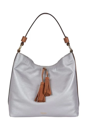 OSPREY LONDON Grainy Hide Leather Savanna Hobo Bag Teal Blue 8 OSPREY LONDON Grainy Hide Leather Savanna Hobo Bag Teal Blue - Image 8