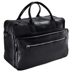 OSPREY LONDON Saddle Leather Farringdon Weekender Bag Chocolate Brown -OSPREY LONDON Sales unnamed file 699 scaled