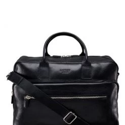 OSPREY LONDON Saddle Leather Farringdon Weekender Bag Chocolate Brown -OSPREY LONDON Sales unnamed file 702