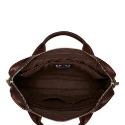 OSPREY LONDON Chocolate Brown Saddle Leather Faringdon Laptop Bag -OSPREY LONDON Sales unnamed file 71 scaled