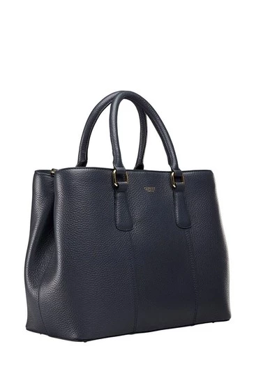 OSPREY LONDON Grainy Hide Leather Adaline Work Bag Oxblood 9 OSPREY LONDON Grainy Hide Leather Adaline Work Bag Oxblood - Image 9