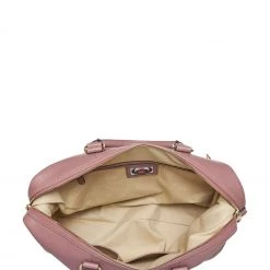 OSPREY LONDON The Adaline Leather Weekend Holdall Pink -OSPREY LONDON Sales unnamed file 753 scaled