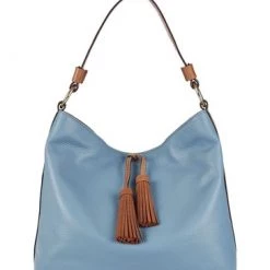 OSPREY LONDON Grainy Hide Leather Savanna Hobo Bag Fuchsia Pink -OSPREY LONDON Sales unnamed file 773