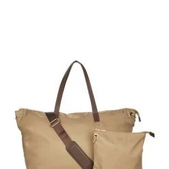 OSPREY LONDON The Wanderer Nylon Weekend Holdall Bag With Pouch Khaki Green -OSPREY LONDON Sales unnamed file 798