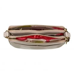 OSPREY LONDON Nappa Leather Buckley Cross-Body Bag Taupe Brown -OSPREY LONDON Sales unnamed file 812 scaled