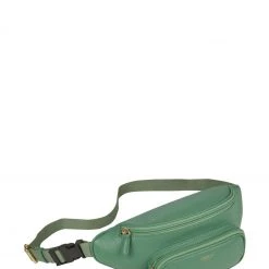 OSPREY LONDON The Madison Leather Bum Bag Honey Yellow