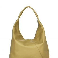 OSPREY LONDON Miller Italian Leather Hobo Bag Green