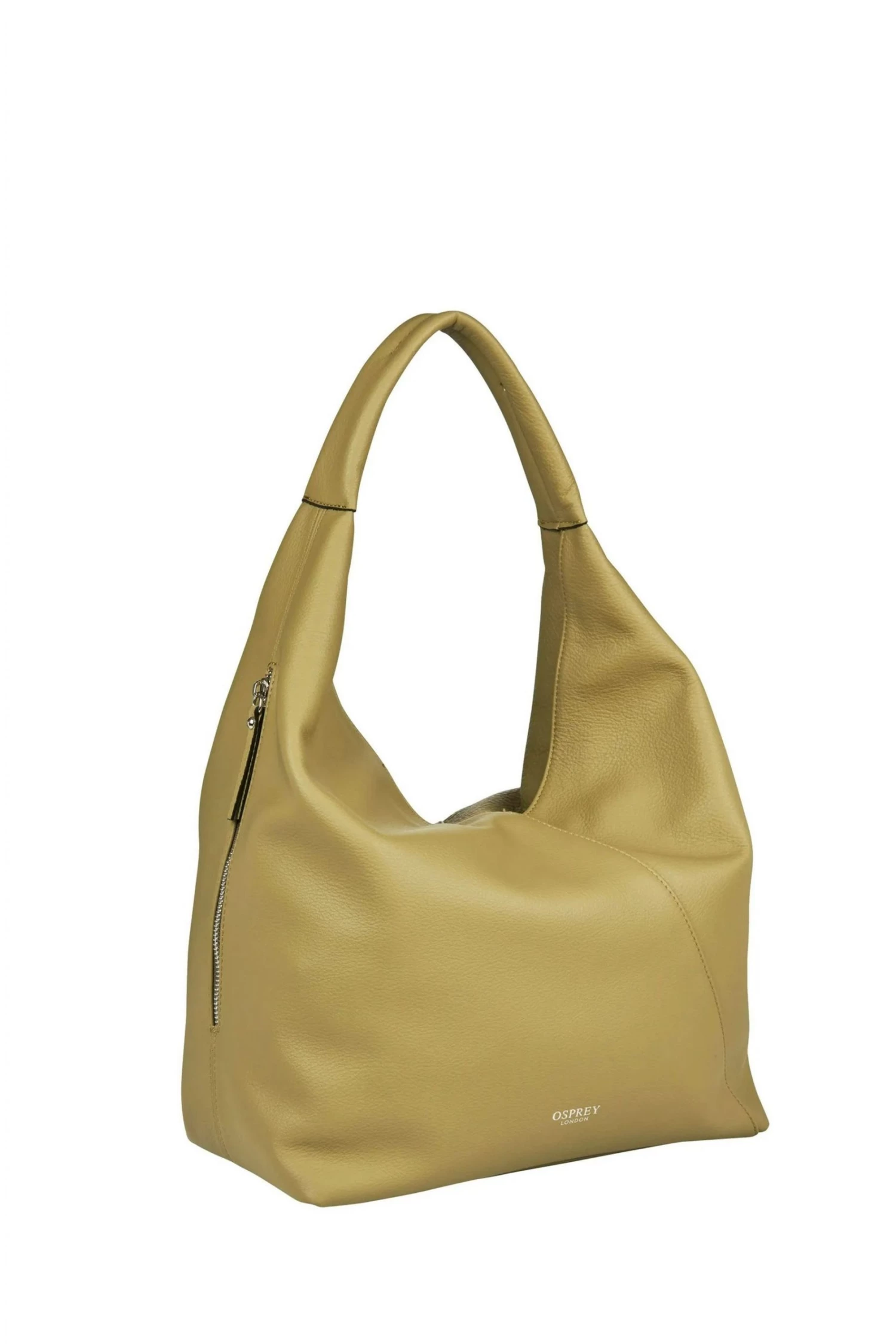 OSPREY LONDON Miller Italian Leather Hobo Bag Green 2 OSPREY LONDON Miller Italian Leather Hobo Bag Green - Image 2