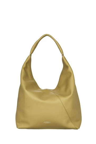 OSPREY LONDON Miller Italian Leather Hobo Bag Green 5 OSPREY LONDON Miller Italian Leather Hobo Bag Green - Image 5