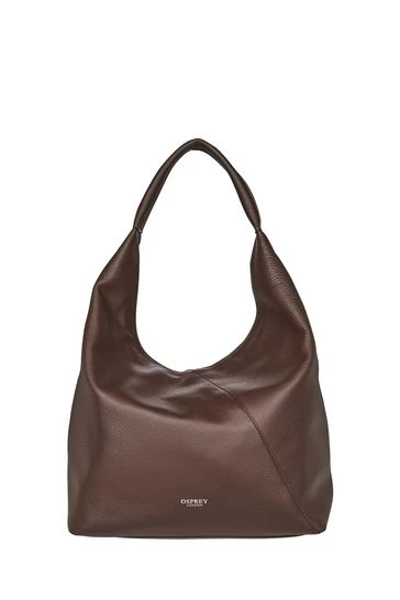 OSPREY LONDON Miller Italian Leather Hobo Bag Green 6 OSPREY LONDON Miller Italian Leather Hobo Bag Green - Image 6