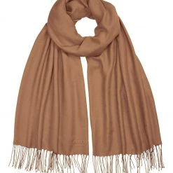 OSPREY LONDON The Rainbow Wrap Scarf Lime Green