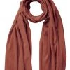 OSPREY LONDON Womens 3-in-1 Cotton Wrap Scarf Beige