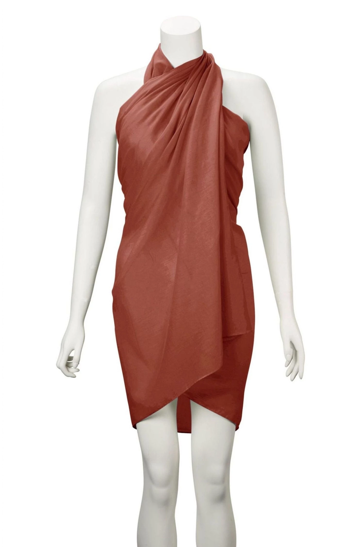 OSPREY LONDON Womens 3-in-1 Cotton Wrap Scarf Beige 3 OSPREY LONDON Womens 3-in-1 Cotton Wrap Scarf Beige - Image 3