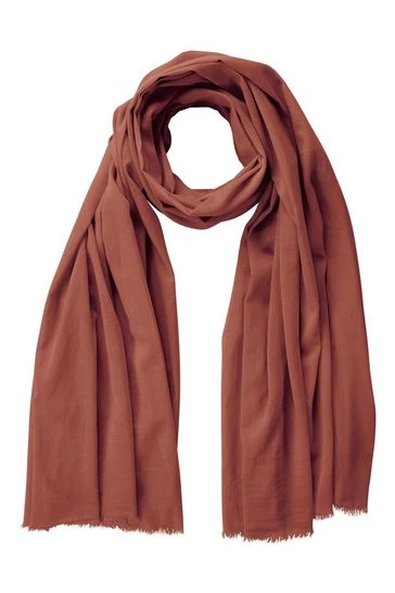 OSPREY LONDON Womens 3-in-1 Cotton Wrap Scarf Beige 4 OSPREY LONDON Womens 3-in-1 Cotton Wrap Scarf Beige - Image 4