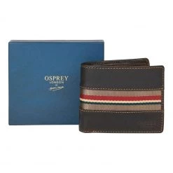OSPREY LONDON Chocolate Brown Oxford Leather RFID Coin Wallet -OSPREY LONDON Sales unnamed file 945 scaled