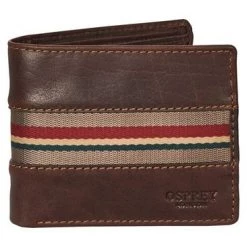 OSPREY LONDON Chocolate Brown Oxford Leather RFID Coin Wallet -OSPREY LONDON Sales unnamed file 946