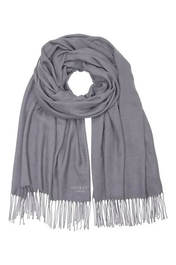 OSPREY LONDON The Rainbow Wrap Scarf Ocean Blue 19 OSPREY LONDON The Rainbow Wrap Scarf Ocean Blue - Image 19