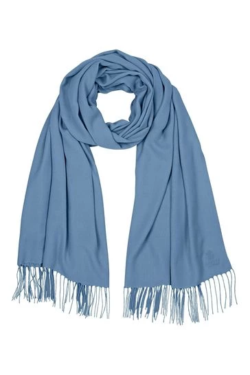 OSPREY LONDON The Rainbow Wrap Scarf Ocean Blue 23 OSPREY LONDON The Rainbow Wrap Scarf Ocean Blue - Image 23