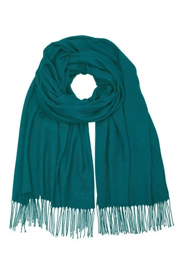OSPREY LONDON The Rainbow Wrap Scarf Ocean Blue 25 OSPREY LONDON The Rainbow Wrap Scarf Ocean Blue - Image 25